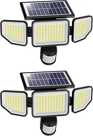 Onforu 4500LM Solar Outdoor Motion Sensor LED Lights (2-Pack)