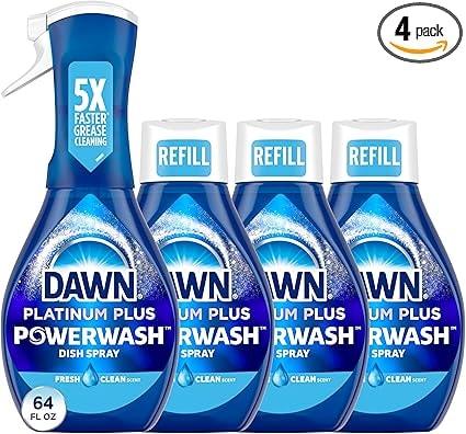 Dawn 4-Pack 16-Oz Platinum Powerwash Dish Spray (Fresh Scent)