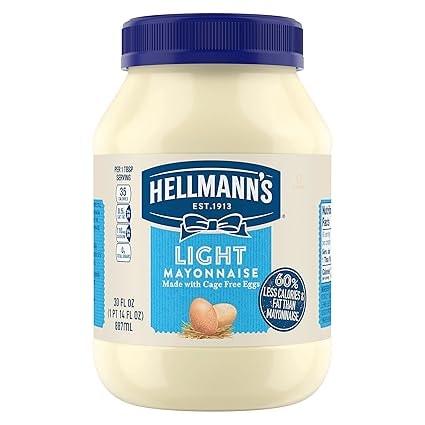 Hellmann's Light Mayonnaise, 30 oz
