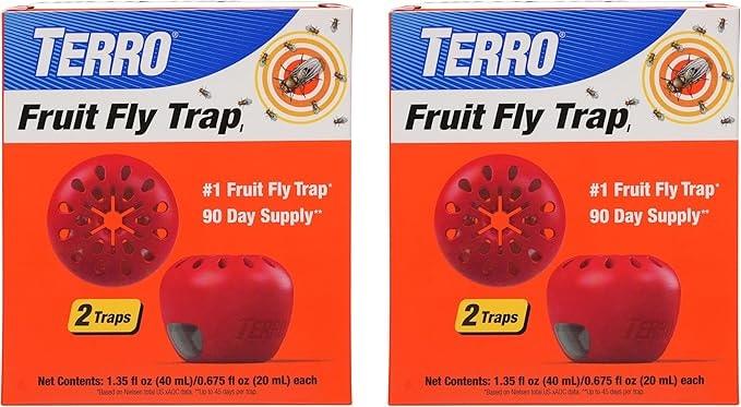Terro Fruit Fly Traps for Indoors (4 Pack)