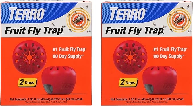 Terro Fruit Fly Traps for Indoors (4 Pack)