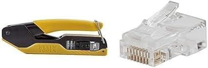 Klein Tools Modular Data Cable Pass-Thru Crimper Tool Kit