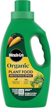 Miracle-Gro Organic Plant Food Liquid Fertilizer 32 fl. oz.