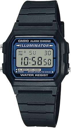 Casio Men's Vintage F105W-1A Illuminator Digital Sport Watch