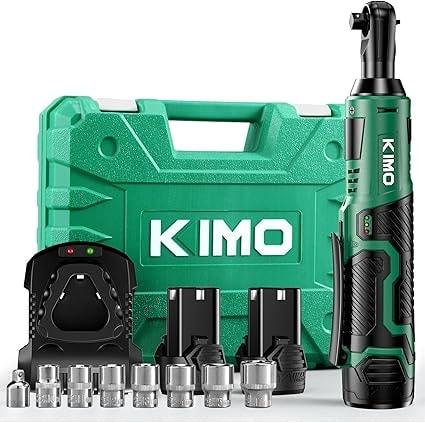 KIMO 12V Cordless Electric Ratchet Wrench Set