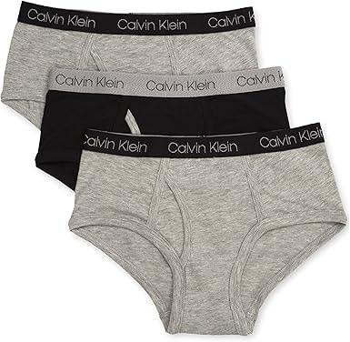 Calvin Klein Boys' Modern Cotton Briefs Underwear (3 Pack)