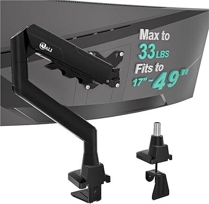 WALI VESA Single Monitor Arm with Desk Mount