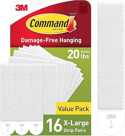 Command 16-Pairs 20 lb XL Heavyweight Picture Hanging Strips
