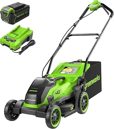 Greenworks 40V 14-Inch Brushless Cordless Lawn Mower