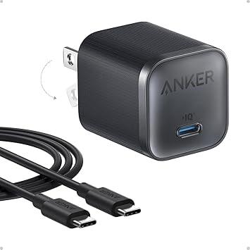Anker Nano 45W USB-C Charger with 6' Cable