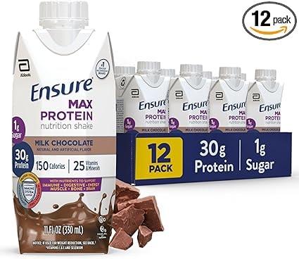 Ensure Max Protein Shake Milk Chocolate 12 Pack