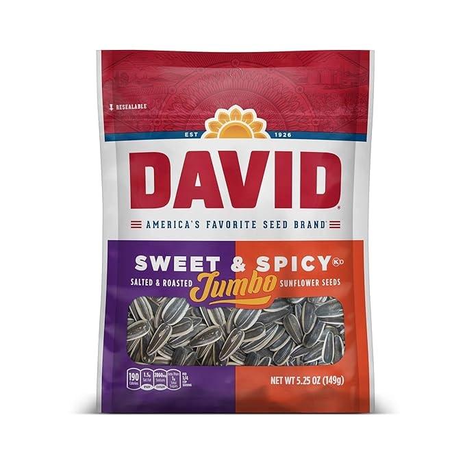 DAVID Roasted and Salted Jumbo Sunflower Seeds