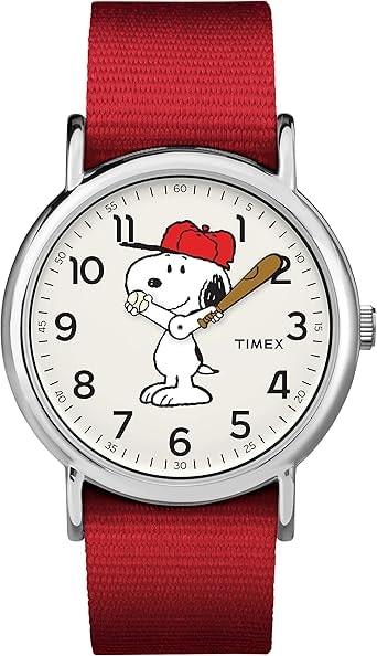 Timex x Peanuts Snoopy 38mm Weekender Watch