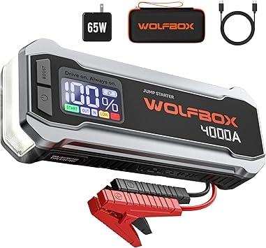 WOLFBOX 4000A Portable Car Jump Starter