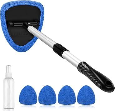AstroAI Extendable Windshield Cleaner with Microfiber Pads