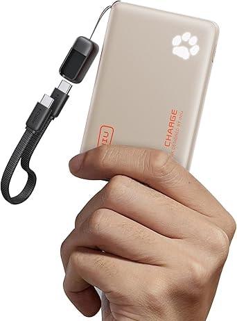 INIU 10000mAh Ultra Slim 45W Portable Charger with USB-C Cable