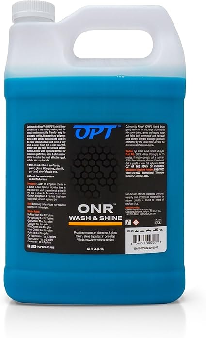 Optimum No Rinse Wash & Shine Version 5 Car Wash Soap