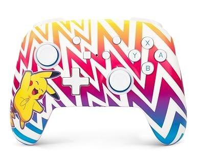 PowerA Enhanced Wireless Controller for Nintendo Switch (Pikachu Vibrant)