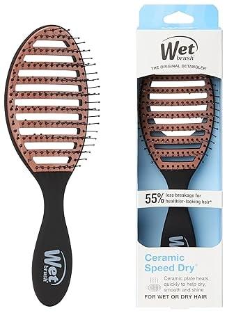 Wet Brush Ceramic Speed Dry Detangling Hair Brush - Black