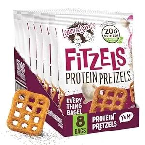 Lenny & Larry's FITZELS Everything Bagel Protein Pretzels (8-Pack)