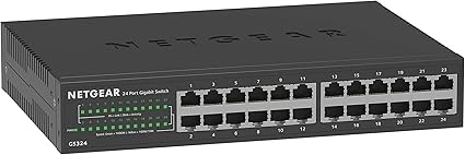 NETGEAR GS324 24-Port Gigabit Ethernet Unmanaged Switch