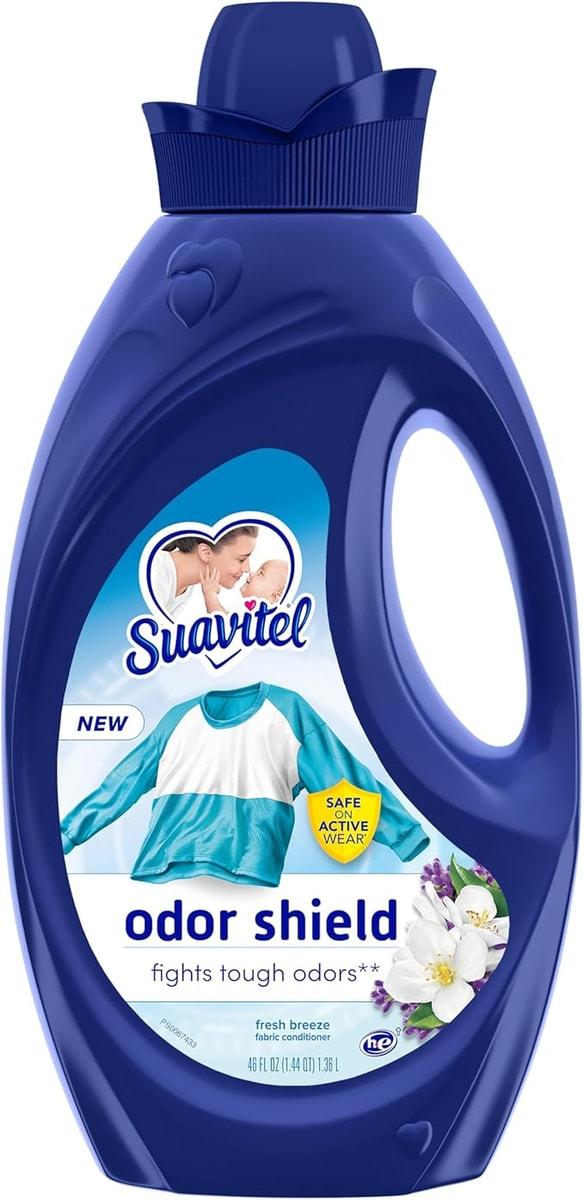 Suavitel Odor Shield Liquid Fabric Softener, Fresh Air Scent - Image 1
