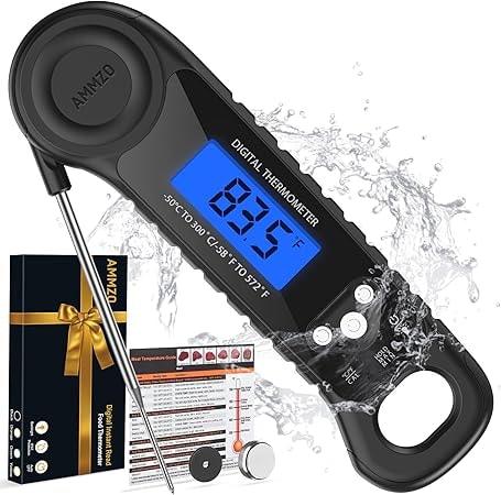 AMMZO Digital Instant Read Meat Thermometer