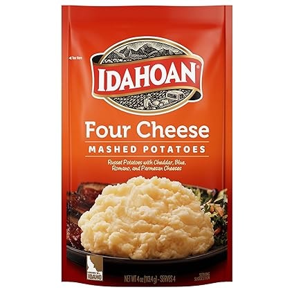 Idahoan Four Cheese Mashed Potatoes, 4 oz