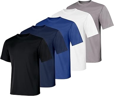 Hanes Men's 5-Pack Cool DRI Performance T-Shirts