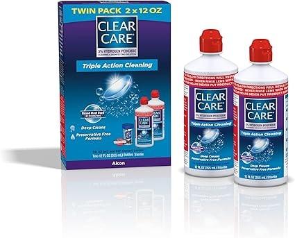 Clear Care 2-Pk 12-Oz Contact Lens Cleaning Solution