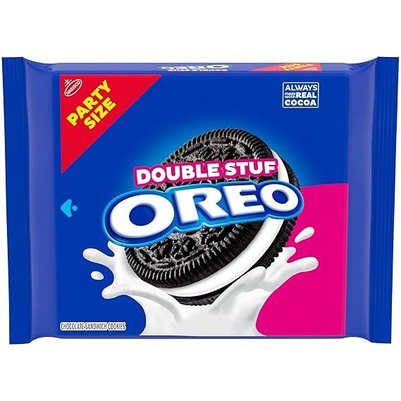 Oreo Double Stuf Chocolate Sandwich Cookies