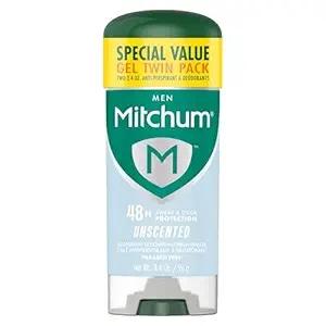 Mitchum Men's Unscented Antiperspirant & Deodorant Gel
