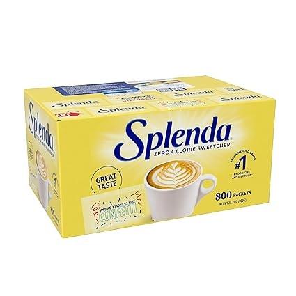 SPLENDA Zero Calorie Sweetener Value Pack, 800 Count