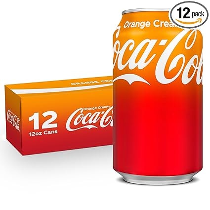 Coca-Cola Orange Cream Soda, 12-Pack 12-Oz