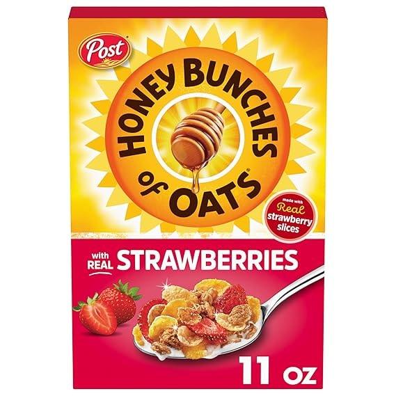 Honey Bunches of Oats Strawberry Cereal, 11 Oz