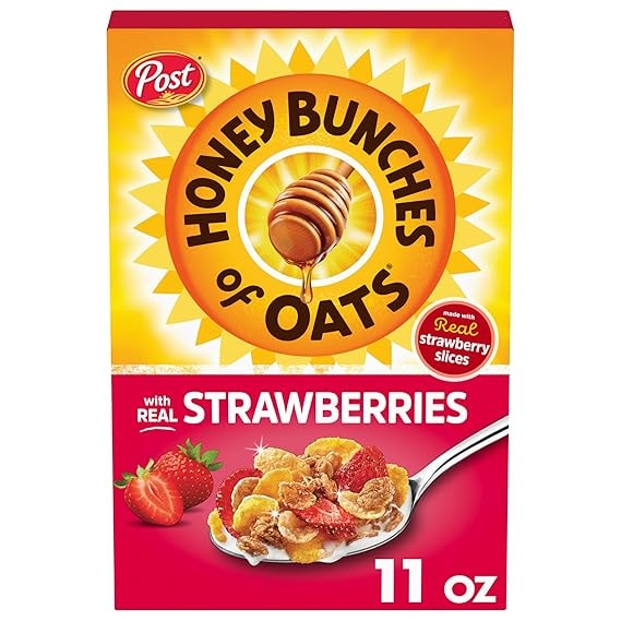 Honey Bunches of Oats Strawberry Cereal, 11 Oz