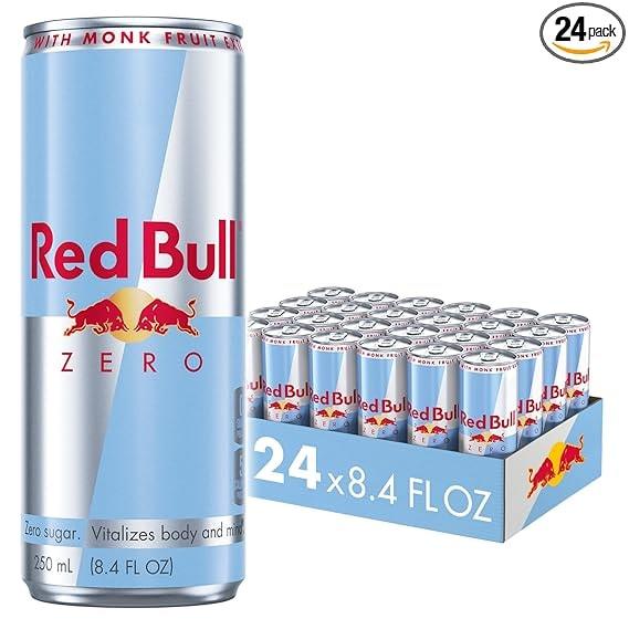 Red Bull Total Zero Energy Drink 8.4oz Cans - 24 Pack