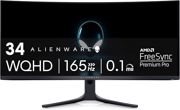 Alienware AW3423DWF 34" Curved QD-OLED Gaming Monitor
