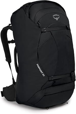 Osprey Men's Farpoint 80L Travel Backpack - Black