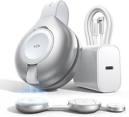 LISEN Qi2 Certified 15W MagSafe 3-in-1 Wireless Charger