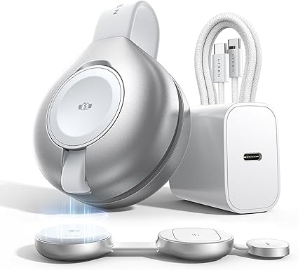 LISEN Qi2 Certified 15W MagSafe 3-in-1 Wireless Charger