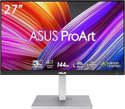 ASUS ProArt PA278CGV 27-Inch QHD 144Hz Professional Monitor