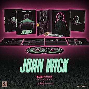 John Wick Titans of Cult 4K Ultra HD and Blu-ray Steelbook