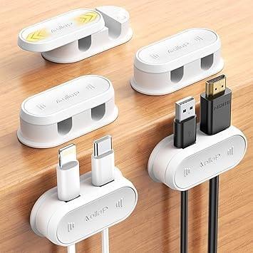 Aollop 5-Pack Desk Cord Organizer