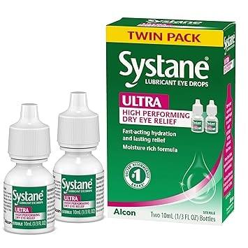 Systane Ultra Lubricant Eye Drops Twin Pack