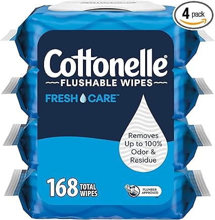 Cottonelle Fresh Care Flushable Wet Wipes - 42 Count