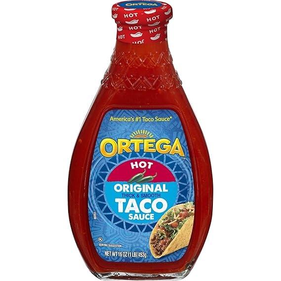 Ortega Original Taco Sauce (Hot), 16-Oz