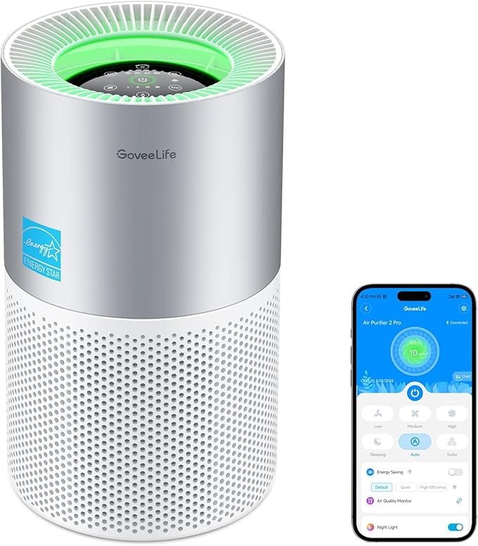 GoveeLife Smart Air Purifier for Large Rooms