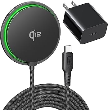 INIU 15W Magnetic Qi2 Wireless Charging Pad with Cooling Fan