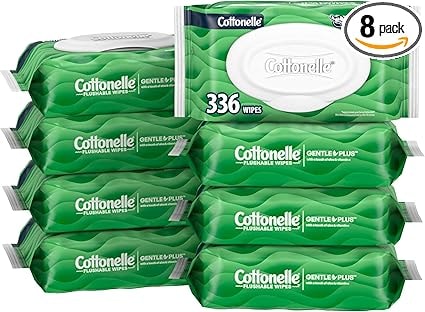 Cottonelle GentlePlus Flushable Wet Wipes with Aloe & Vitamin E